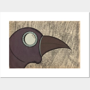 Steampunk Raven Posters and Art